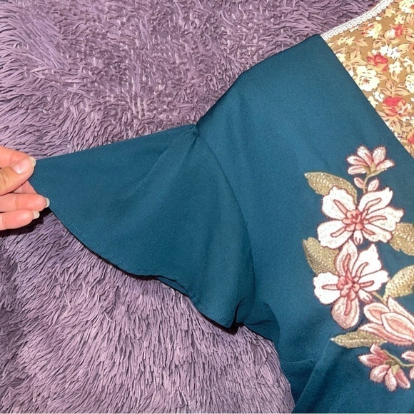 Xhilaration Embroidered Dress- NWOT - Picture 5 of 7